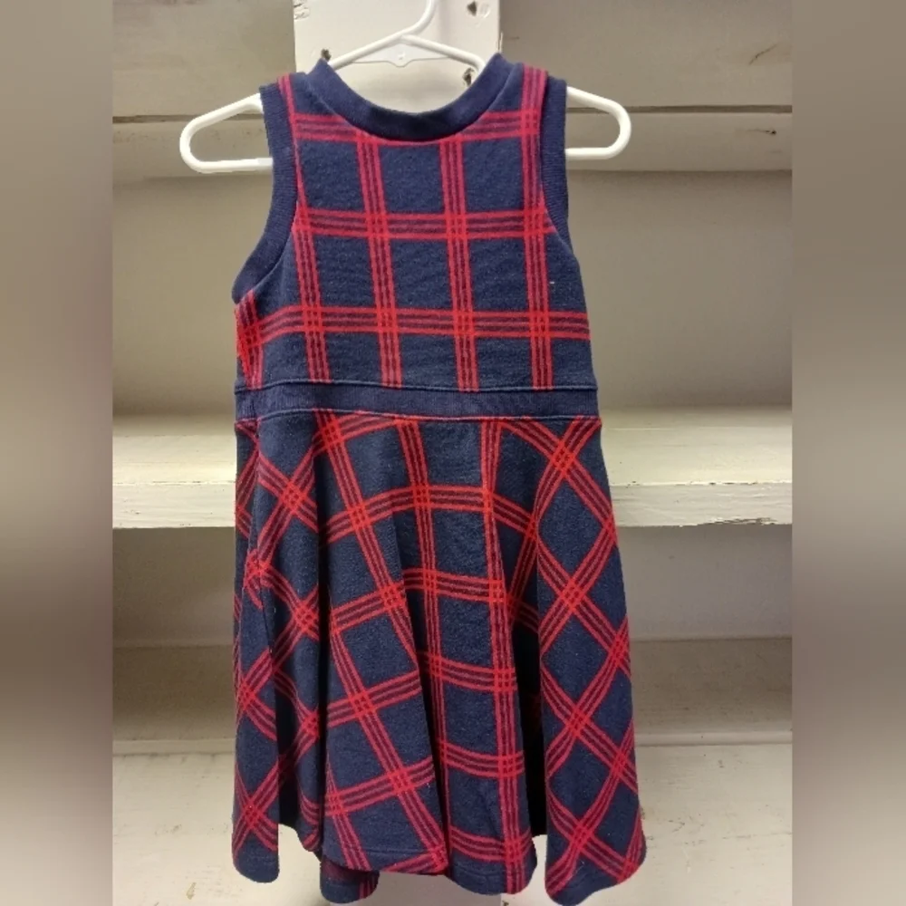 JANIE & JACK JACQUARD WINDOWPANE Sweater DRESS SIZE 4
